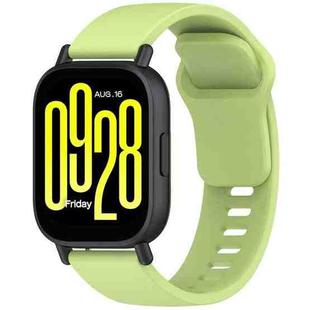 For Redmi Watch 5 Lite Youth Version Solid Color Quick Release Silicone Watch Band(Lime)