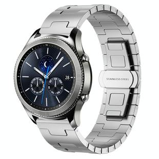 For Samsung Galaxy Gear S3 Classic Titanium Alloy 22mm Metal Watch Band(Silver)