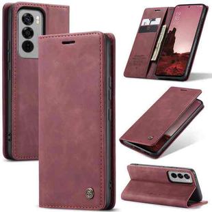 For OPPO Reno12 5G Global CaseMe 013 Multifunctional Horizontal Flip Leather Phone Case(Red)