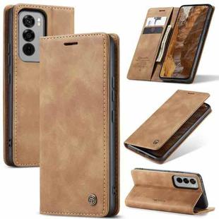 For OPPO Reno12 Pro 5G Global CaseMe 013 Multifunctional Horizontal Flip Leather Phone Case(Brown)