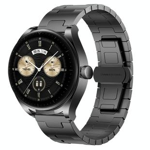 For Huawei Watch Buds Titanium Alloy 22mm Metal Watch Band(Titanium Color)