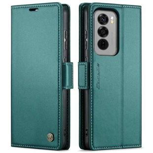 For OPPO Reno12 Pro 5G Global CaseMe 023 Butterfly Buckle Litchi Texture RFID Anti-theft Leather Phone Case(Green)