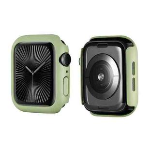 For Apple Watch Series 10 46mm ENKAY Hat-Prince Solid Color PC Watch Case Shockproof Cover(Light Green)