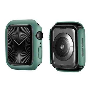 For Apple Watch Series 10 46mm ENKAY Hat-Prince Solid Color PC Watch Case Shockproof Cover(Green)