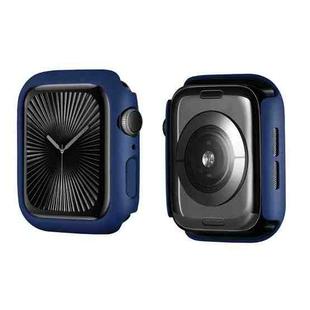 For Apple Watch Series 10 46mm ENKAY Hat-Prince Solid Color PC Watch Case Shockproof Cover(Dark Blue)