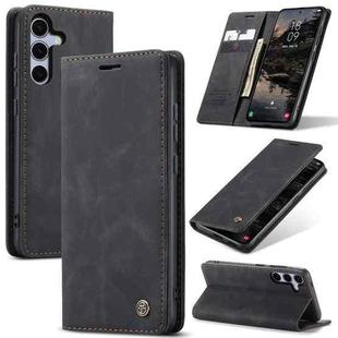 For Samsung Galaxy S25+ 5G CaseMe 013 Multifunctional Horizontal Flip Leather Phone Case(Black)
