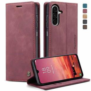 For Samsung Galaxy A17 4G CaseMe 013 Multifunctional Horizontal Flip Leather Phone Case(Red)
