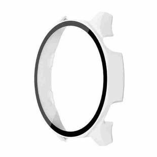 For Huawei Watch GT 5 46mm ENKAY Hat-Prince Tempered Glass Film Integrated PC Watch Case(White)