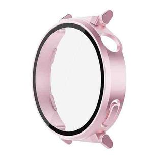 For Huawei Watch GT 5 Pro 42mm ENKAY Hat-Prince Tempered Glass Film Integrated PC Watch Case(Pink)