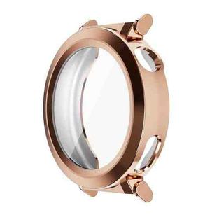 For Huawei Watch GT 5 Pro 42mm ENKAY Hat-Prince Electroplated Soft TPU Watch Case with Screen Film(Rose Gold)