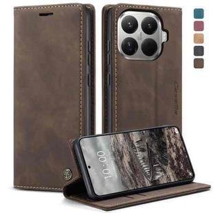 For Xiaomi 15T Pro CaseMe 013 Multifunctional Horizontal Flip Leather Phone Case(Coffee)