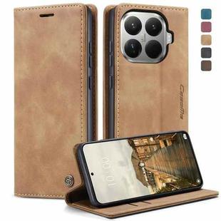 For Xiaomi 15T Pro CaseMe 013 Multifunctional Horizontal Flip Leather Phone Case(Brown)