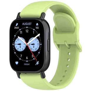 For Redmi Watch 5 Lite Color Buckle Pure Color  Silicone Watch Band(Lime)