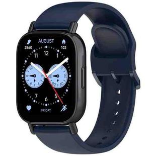 For Redmi Watch 5 Lite Color Buckle Pure Color  Silicone Watch Band(Ink Blue)