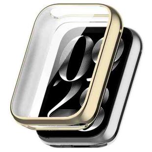 For Xiaomi Mi Band 8 Pro Electroplated Full Coverage TPU Watch Protective Case(Light Gold)