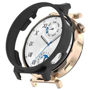 For Huawei Watch GT5 Pro 42MM Half Coverage PC Hollow Watch Protective Case(Black)