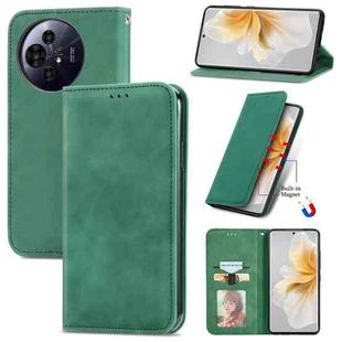 For TCL 50 Pro NxtPaper Retro Skin Feel Magnetic Flip Leather Phone Case(Green)