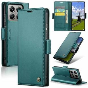 For Xiaomi 14T CaseMe 023 Butterfly Buckle Litchi Texture RFID Anti-theft Leather Phone Case(Green)