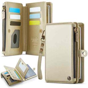 CaseMe-Me60 Multi-functional Anti-theft Swipe Passport Wallet(Gold)