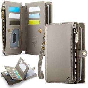 CaseMe-Me60 Multi-functional Anti-theft Swipe Passport Wallet(Grey)