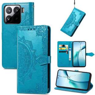 For Xiaomi 15 Mandala Flower Embossed Leather Phone Case(Blue)