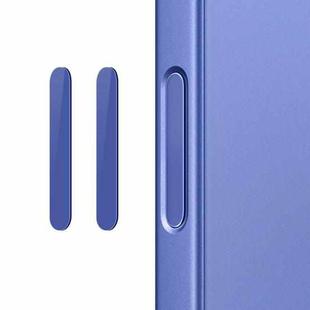 For iPhone 16 / 16 Plus / 16 Pro / 16 Pro Max NORTHJO 2Pcs Camera Control Button Protector Tempered Glass Film(Blue)