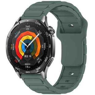 For Huawei Watch 22mm I-Shaped Silicone Watch Band(Green)