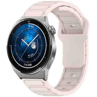 For Huawei Watch 20mm I-Shaped Silicone Watch Band(Starlight)