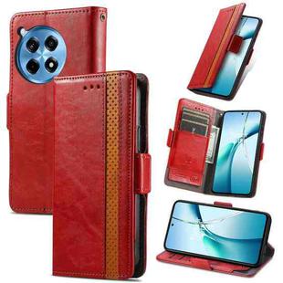 For OnePlus Ace 3 Pro CaseNeo Splicing Dual Magnetic Buckle Leather Phone Case(Red)