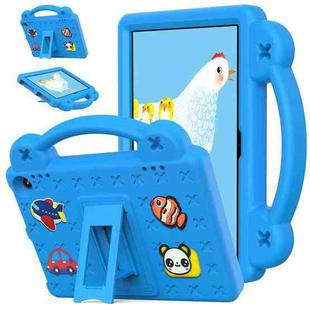 For Amazon Fire HD8 2024 / 2022 / HD8 Plus Handle Kickstand Children EVA Shockproof Tablet Case(SkyBlue)