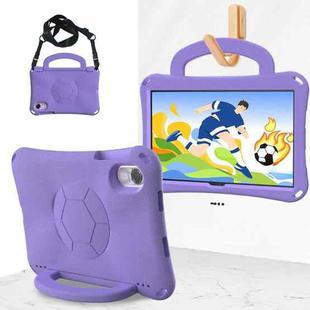 For Honor Pad X9 Handle Football Shaped EVA Shockproof Tablet Case(Light Purple)
