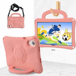 For Honor Pad X9 Handle Football Shaped EVA Shockproof Tablet Case(Light Pink)