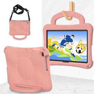 For Honor Pad X8 / X8 Lite 10.1 Handle Football Shaped EVA Shockproof Tablet Case(Light Pink)