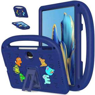 For Honor Pad 9 12.1 Cartoon Sparrow EVA Shockproof Tablet Case(Navy Blue)