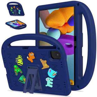 For Honor Pad X8a / X9 2024 Cartoon Sparrow EVA Shockproof Tablet Case(Navy Blue)