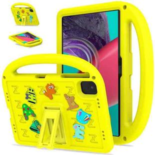 For Honor Pad X8a / X9 2024 Cartoon Sparrow EVA Shockproof Tablet Case(Yellow)
