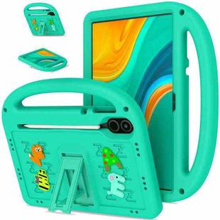 For Honor Pad X9 11.5  Cartoon Sparrow EVA Shockproof Tablet Case(Glacier Green)