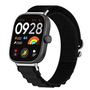 For Redmi Watch 4 Loop Nylon Watch Band(Black)