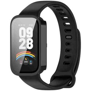 For Redmi Band 3 Tempered Film Integrated PC Watch Protective Case(Black)