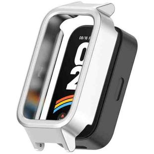 For Redmi Band 3 Hollow PC Half Coverage Watch Protective Case(Silver)