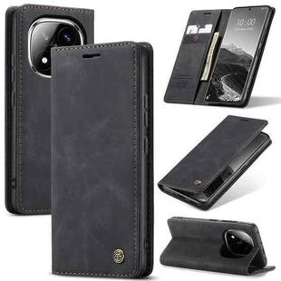 For Redmi Note 14 Pro 5G CaseMe 013 Multifunctional Horizontal Flip Leather Phone Case(Black)