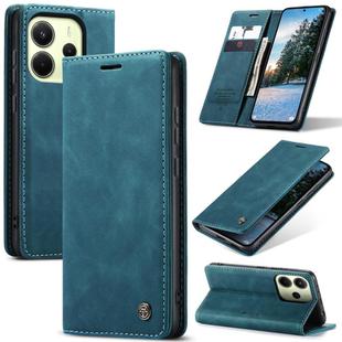 For Redmi Note 14 4G 163.25mm CaseMe 013 Multifunctional Horizontal Flip Leather Phone Case(Blue)