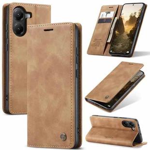 For Xiaomi Poco X7 Pro CaseMe 013 Multifunctional Horizontal Flip Leather Phone Case(Brown)