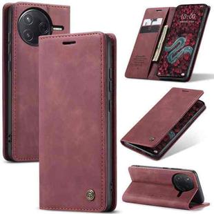 For Xiaomi Poco F7 Pro / F7 Ultra CaseMe 013 Multifunctional Horizontal Flip Leather Phone Case(Red)