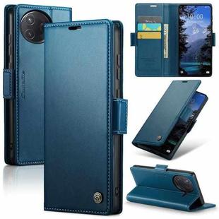 For Xiaomi Poco F7 Pro / F7 Ultra CaseMe 023 Butterfly Buckle Litchi Texture RFID Anti-theft Leather Phone Case(Blue)