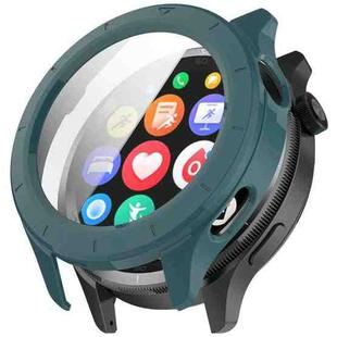 For Xiaomi Watch S4 / Watch S4 eSIM Tempered Film Integrated PC Watch Protective Case(Pine Green)