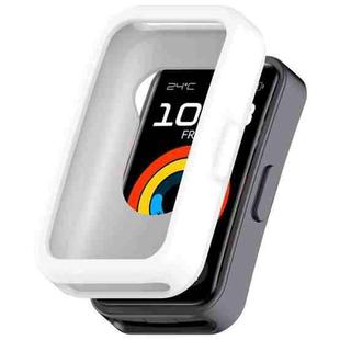 For Huawei Band 9 / 9 NFC / 8 / 8 NFC Silicone Watch Protective Case(White)