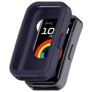 For Huawei Band 9 / 9 NFC / 8 / 8 NFC Silicone Watch Protective Case(Navy Blue)