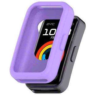 For Huawei Band 9 / 9 NFC / 8 / 8 NFC Silicone Watch Protective Case(Lilac)