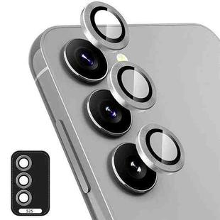 For Samsung Galaxy S25 5G ENKAY Hat-Prince 9H Rear Camera Lens Aluminium Alloy Tempered Glass Film(Grey)